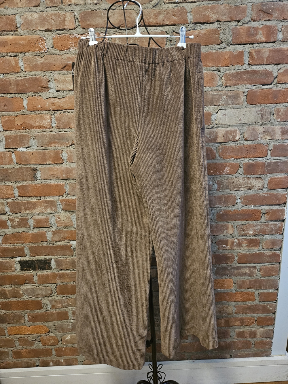 BDG Wide Leg Corduroy Pants in Light Brown - Picture 1 of 5